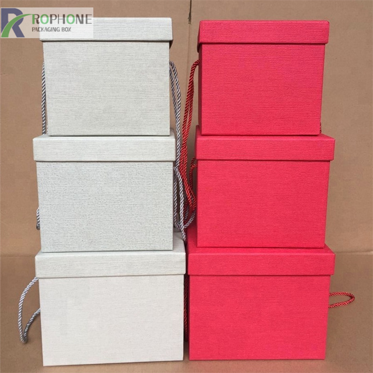 Square packaging box